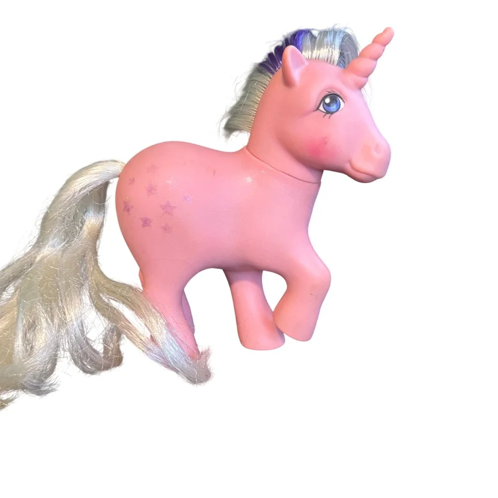 Vintage 1983 Hasbro My Little Pony G1 Twilight Unicorn Pink Star Cutie Mark Toy